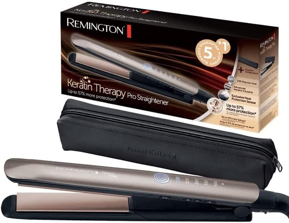 Plancha Remington Keratina Therapy Pro S8593 bronce