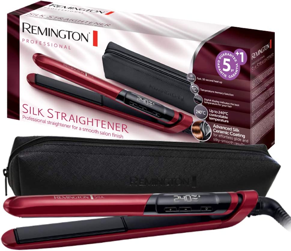 Plancha Remington Silk roja